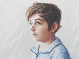 Portrait Adam 38x46 cm